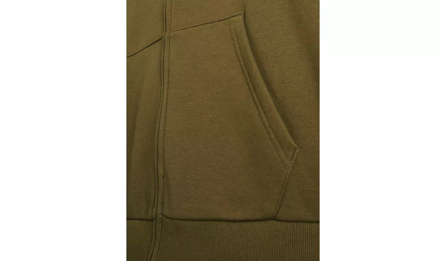 Khaki Classic Zip-Through Hoodie XXXL