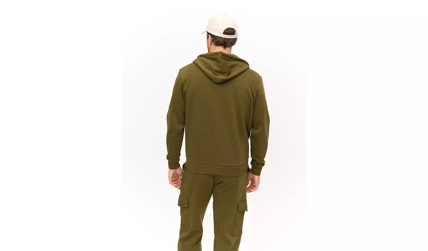 Khaki Classic Zip-Through Hoodie XXXL