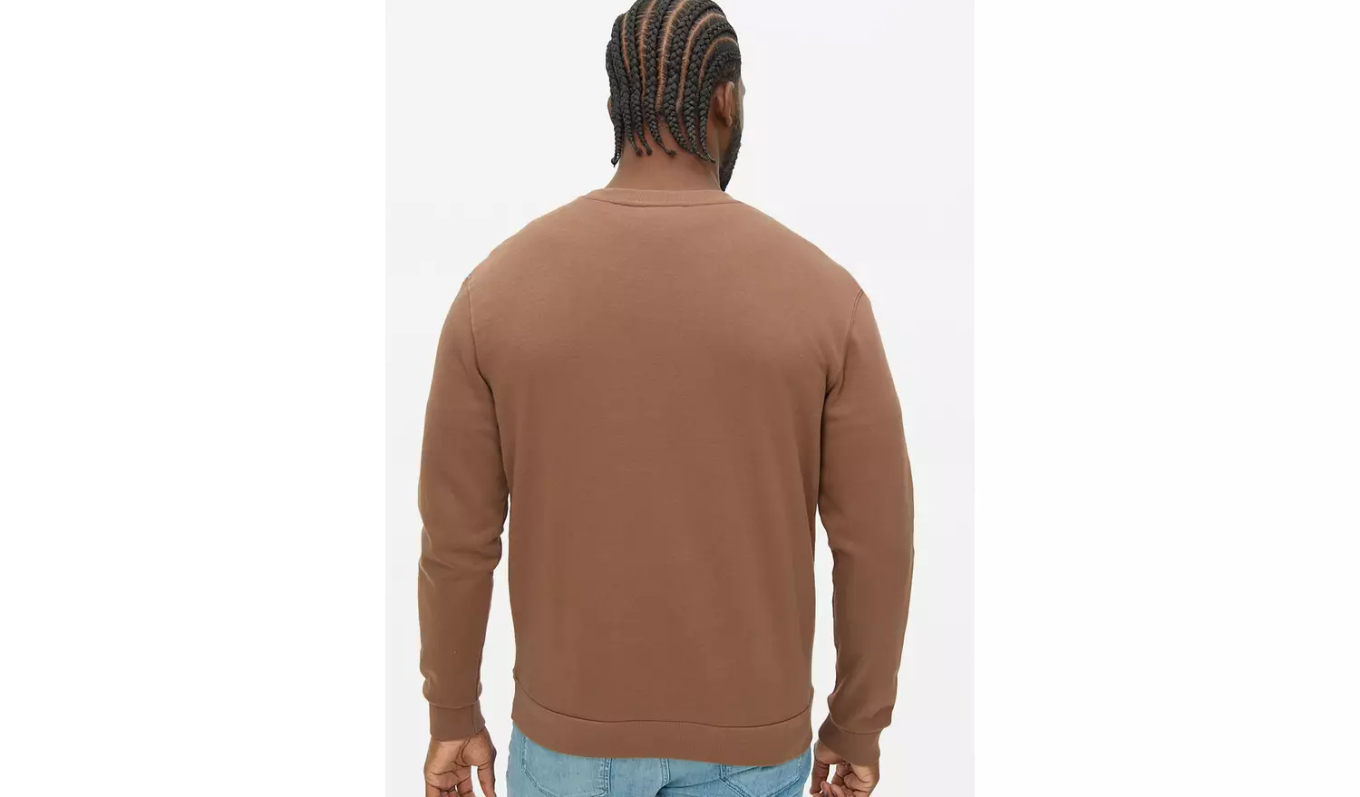 Brown Crew Neck Sweatshirt XXXXL
