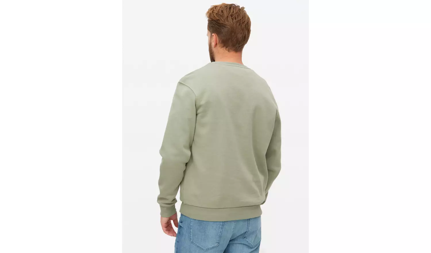 Pale Green Crew Neck Sweatshirt XXL