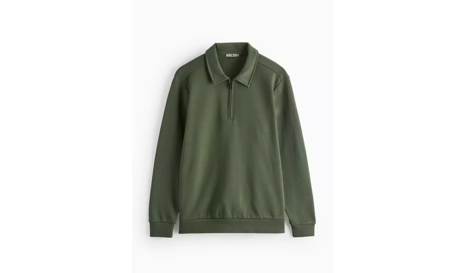 Khaki Quarter Zip Sweatshirt XXXXL