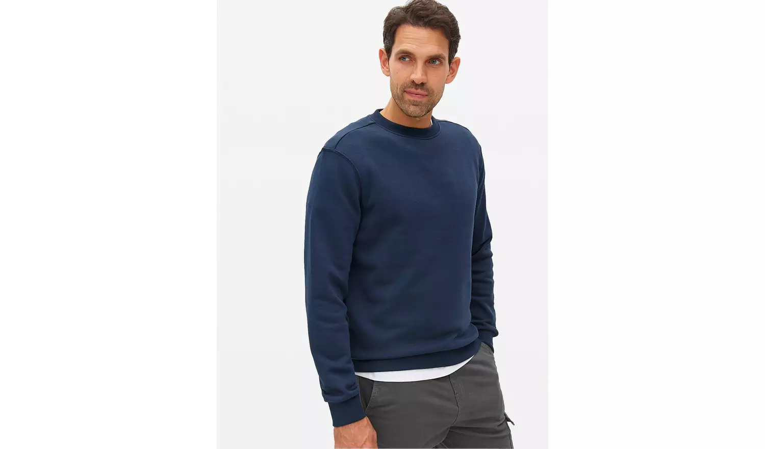 Navy Crew Neck Sweatshirt XXXL