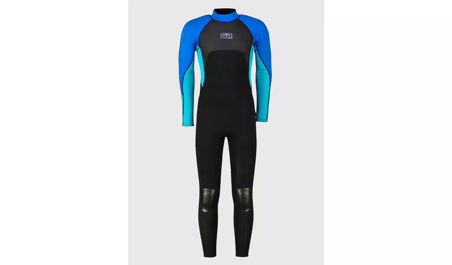 Men's Black & Blue Long Leg Wetsuit XXL