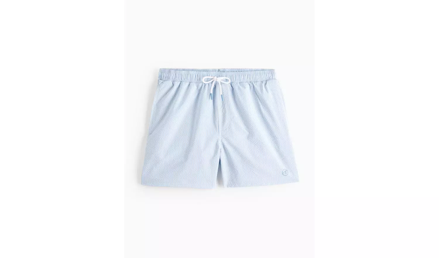 Blue Stripe Seersucker Swim Shorts XXL