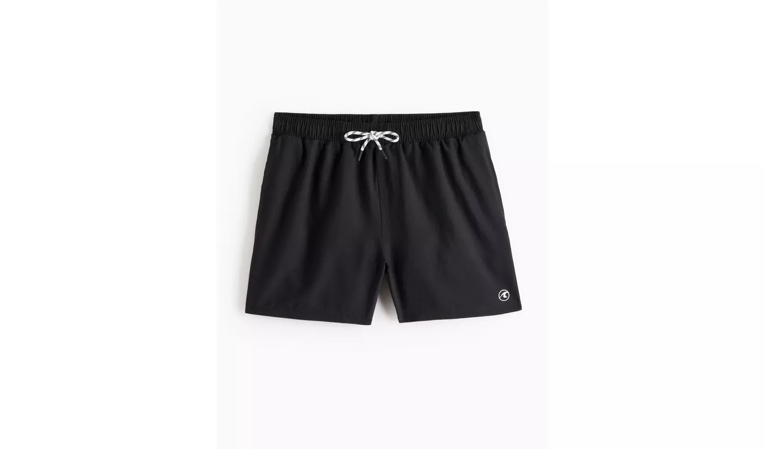 Basic Woven Black Swim Shorts XS