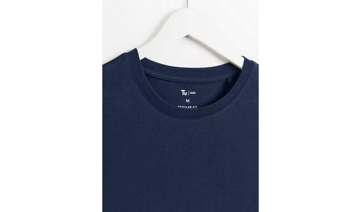 Navy Plain Core Short Sleeve T-Shirt S
