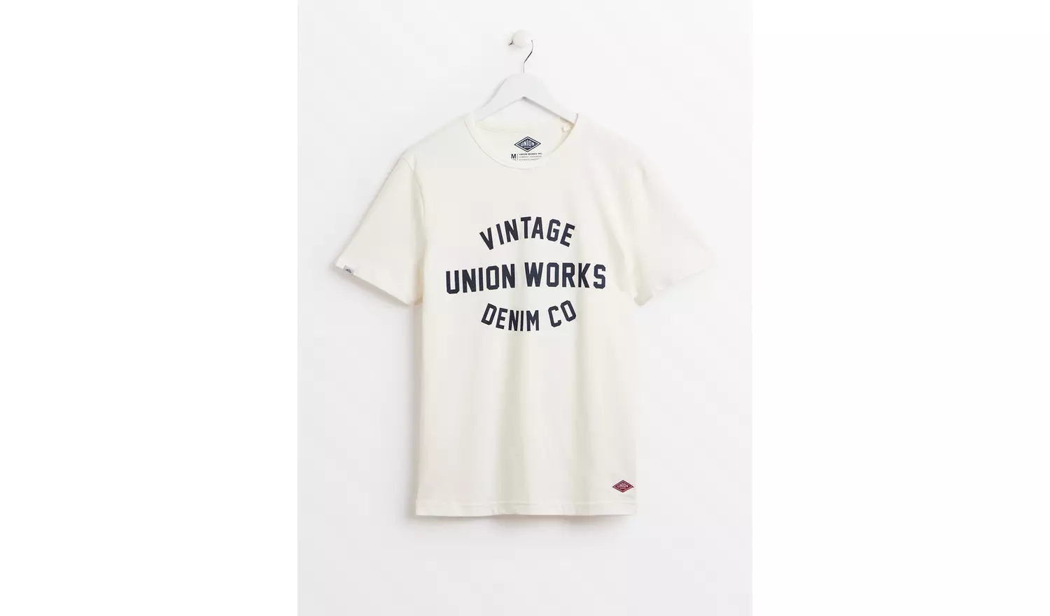 UNION WORKS White Salute Graphic T-Shirt XXXL
