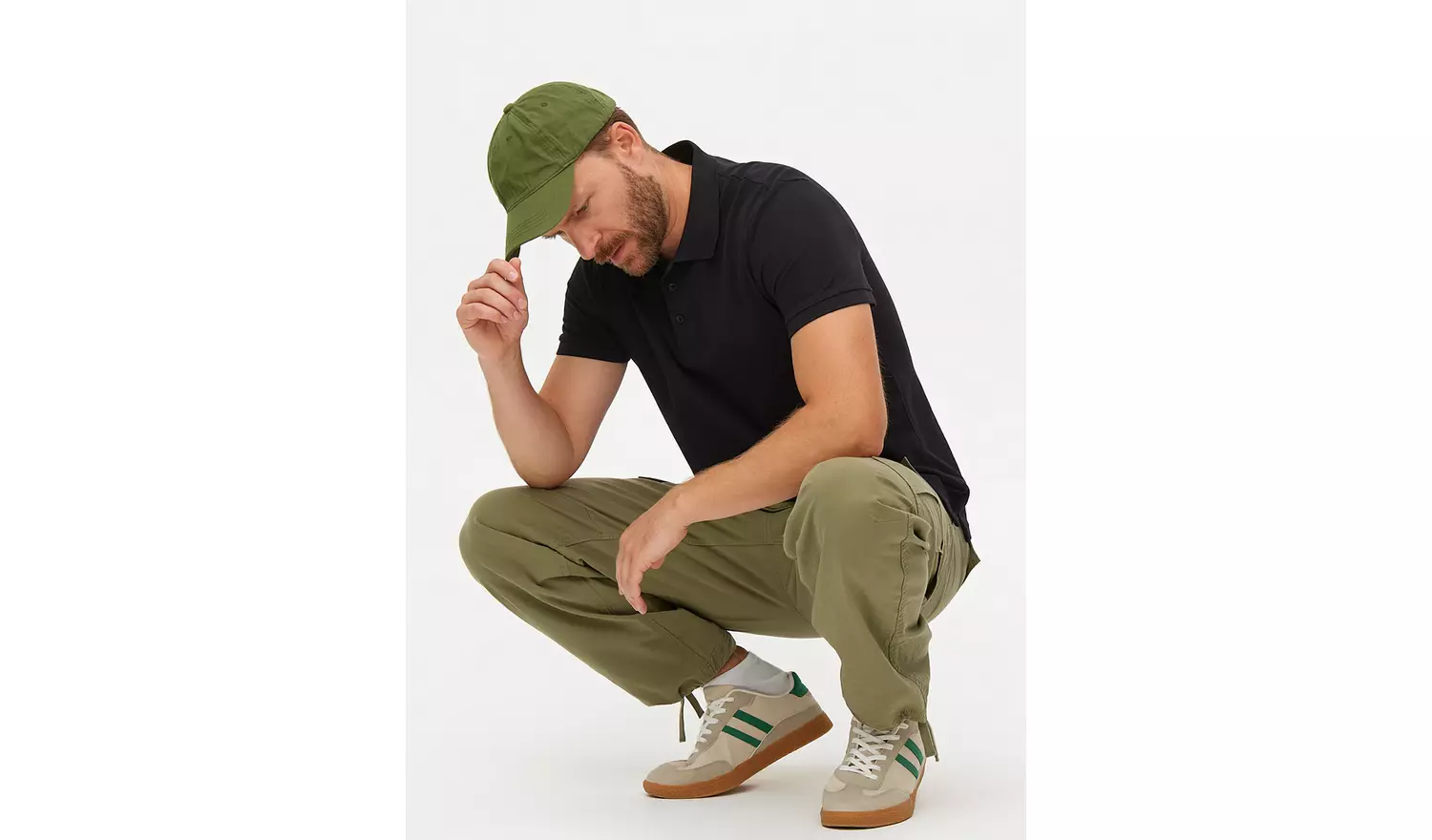 Black Pique Polo Shirt XXXL