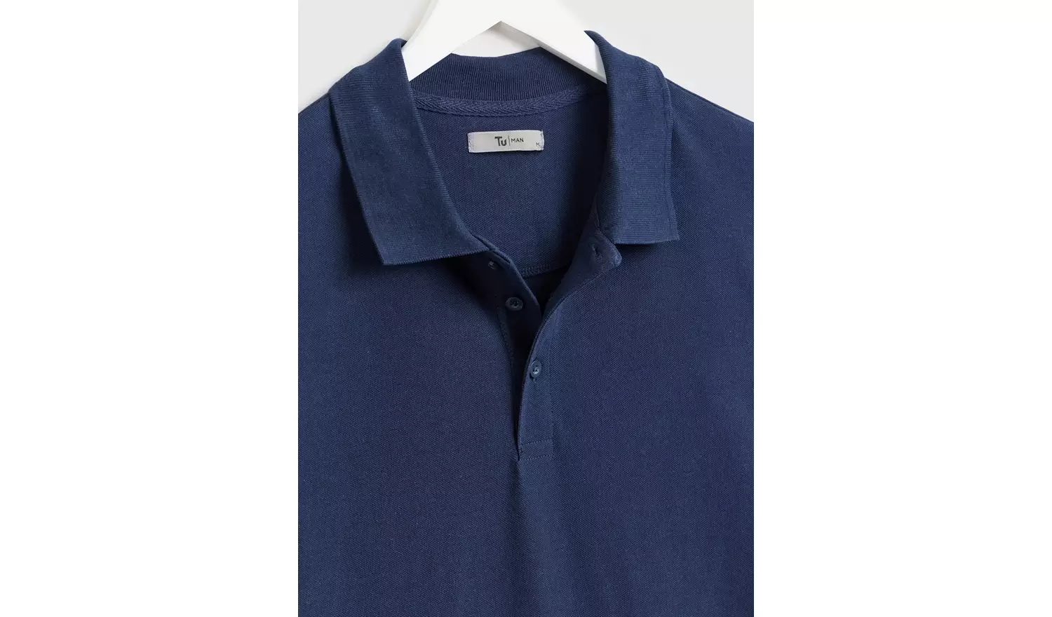 Navy Pique Polo Shirt XL