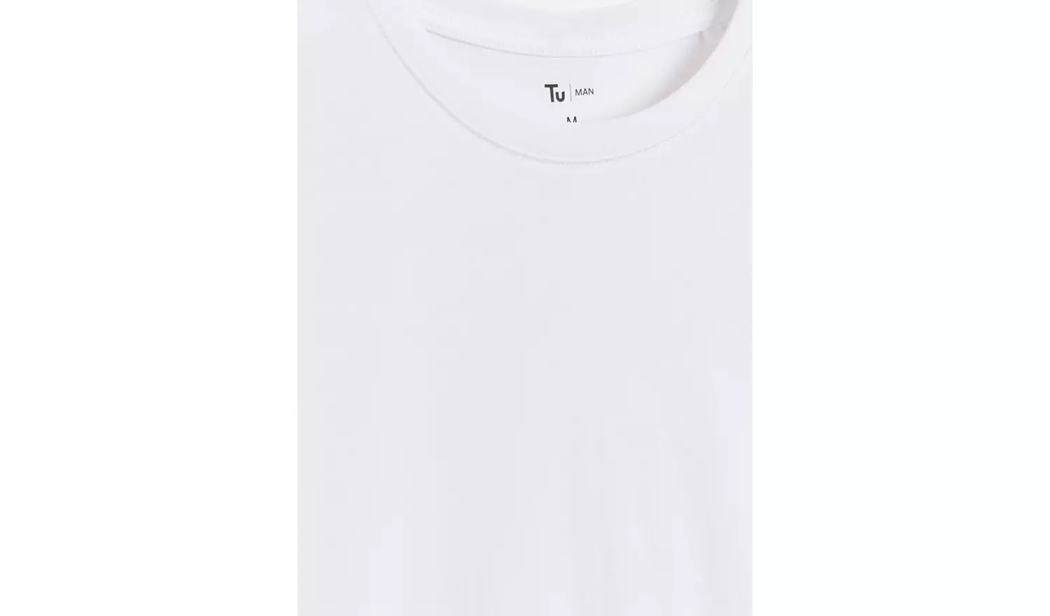 Plain White Long Sleeve T-Shirt M