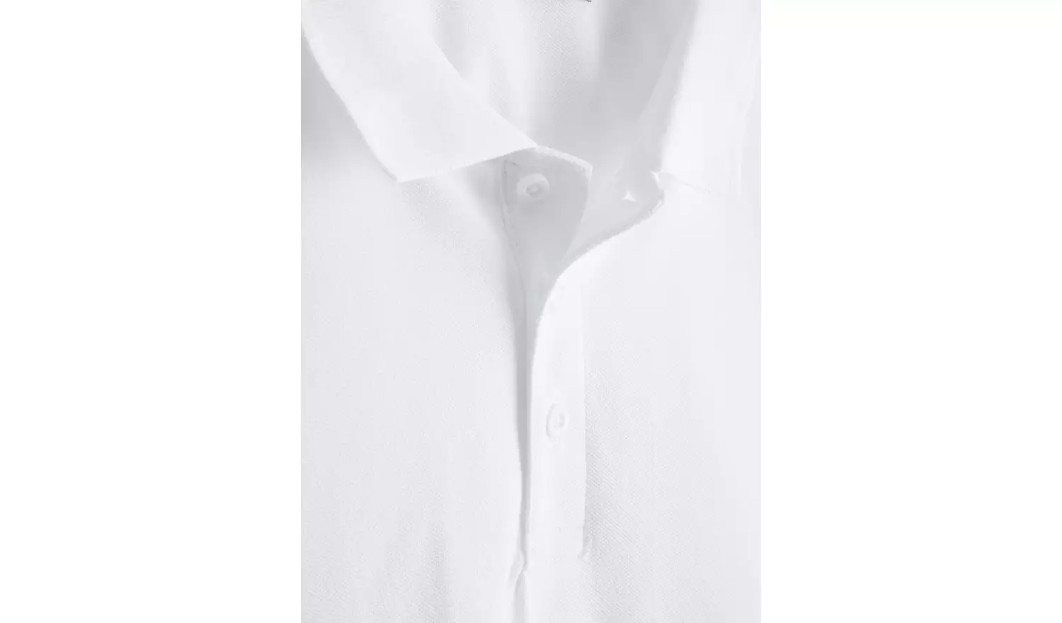 White Pique Polo Shirt 2 Pack M