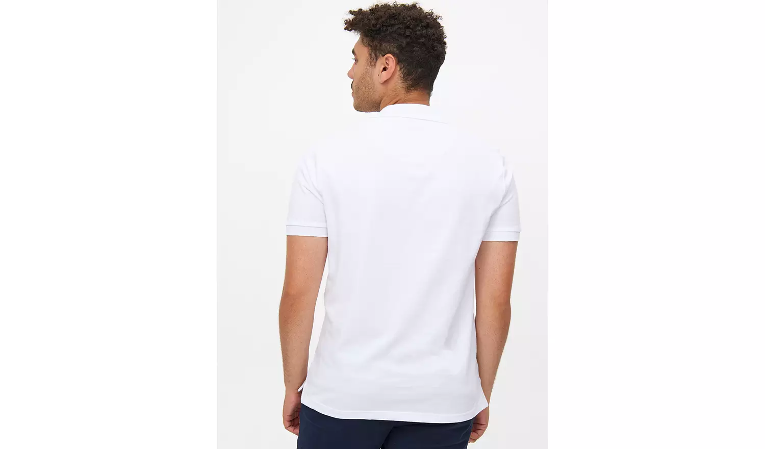 White Pique Polo Shirt 2 Pack M