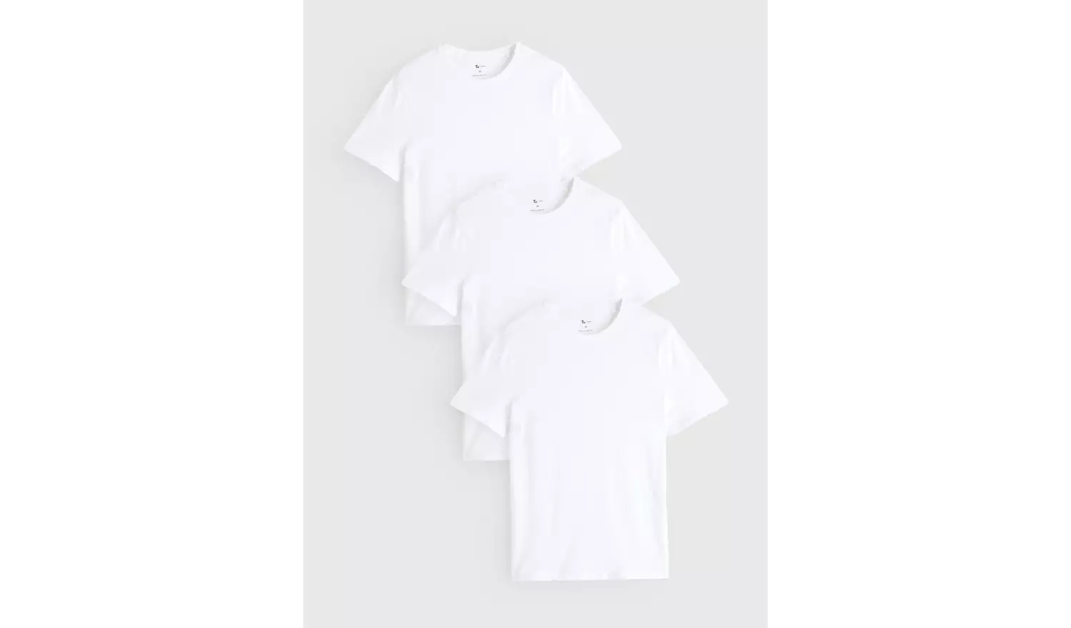 White Core Short Sleeve T-Shirt 3 Pack XXXXL