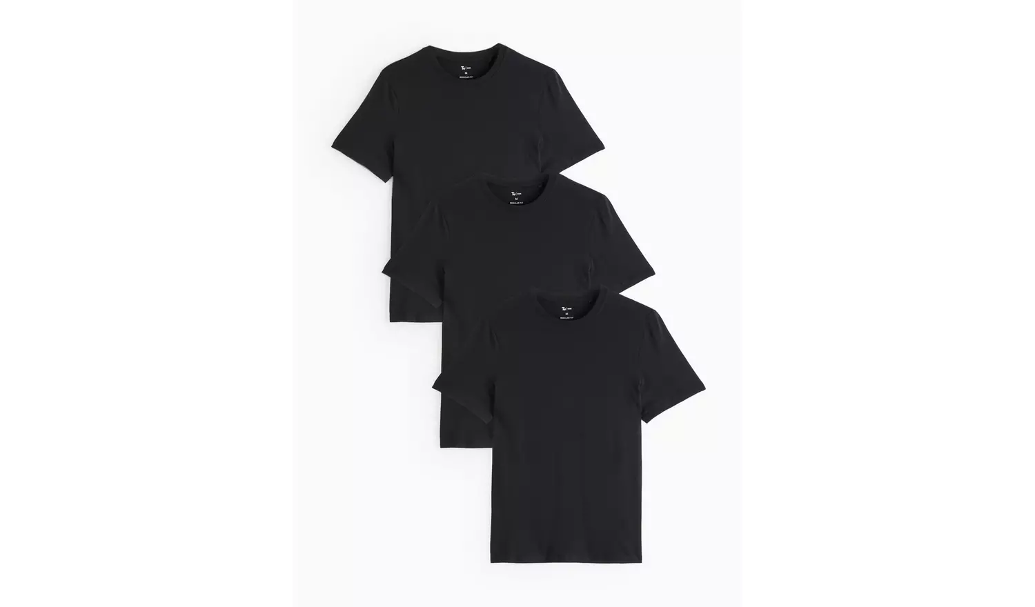 Black Core Short Sleeve T-Shirt 3 Pack XXL