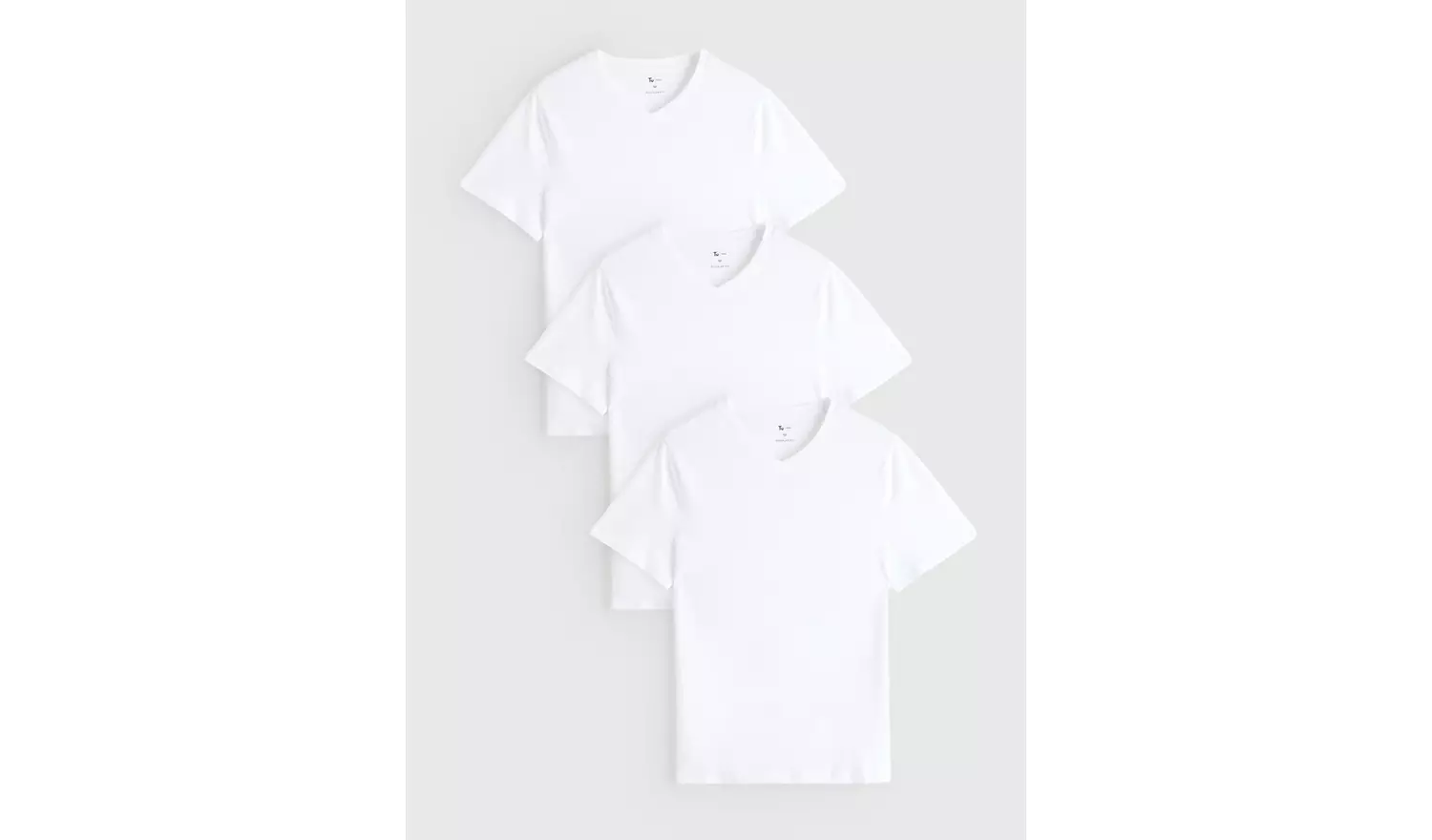 White Core Short Sleeve T-Shirt 3 Pack XXXL