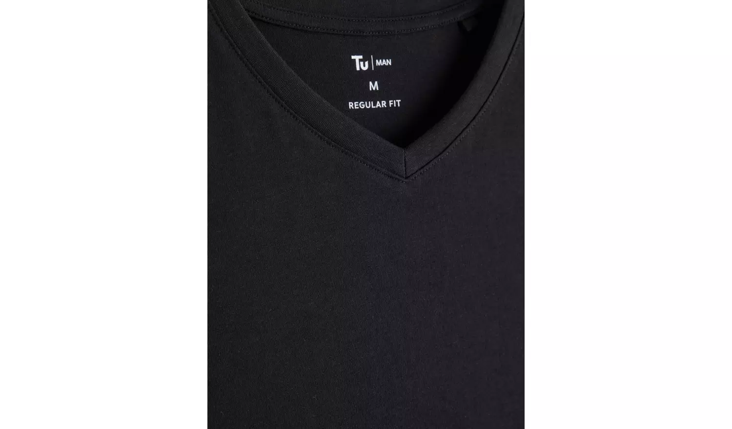 Black Core V-Neck Short Sleeve T-Shirt 3 Pack XXXXL