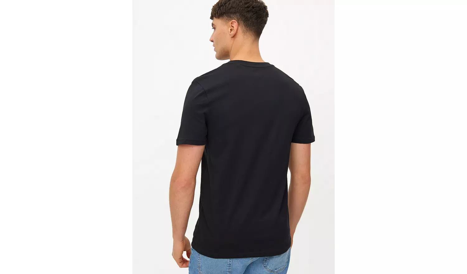 Black Core V-Neck Short Sleeve T-Shirt 3 Pack XXXL