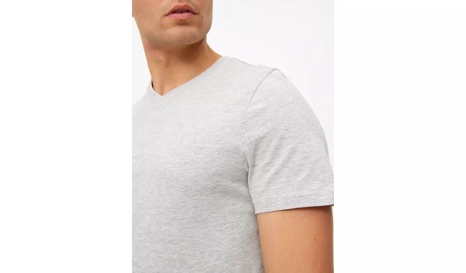 Grey Marl Core Short Sleeve T-Shirt 3 Pack XXL