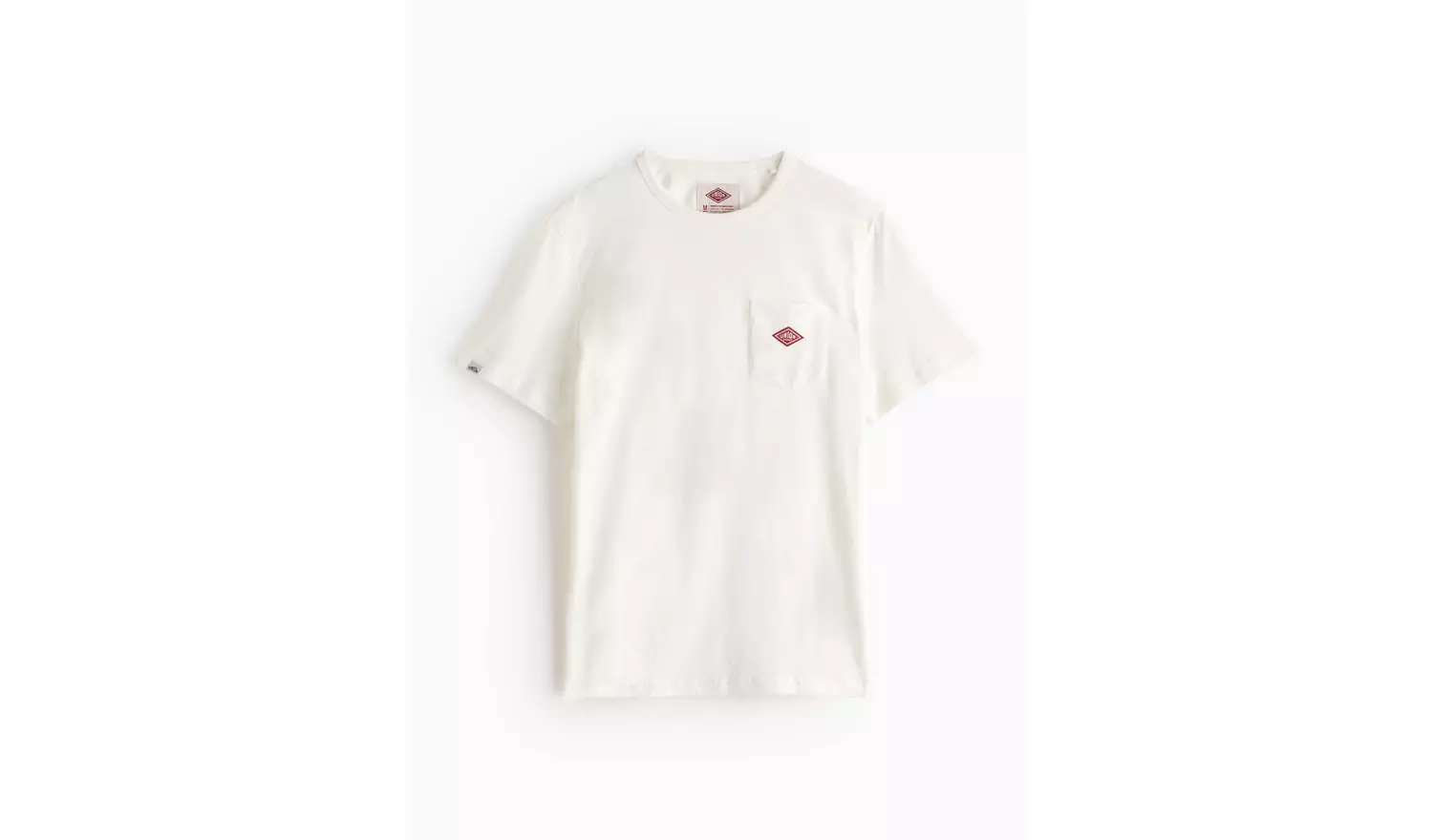 UNION WORKS White Logo Pocket T-Shirt M