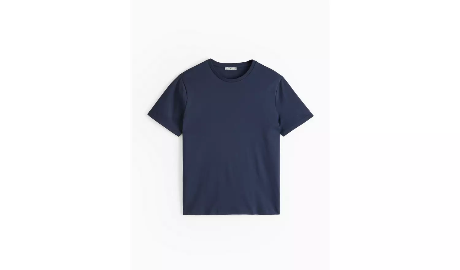 Mercerised Navy Crew Neck T-Shirt XXXL