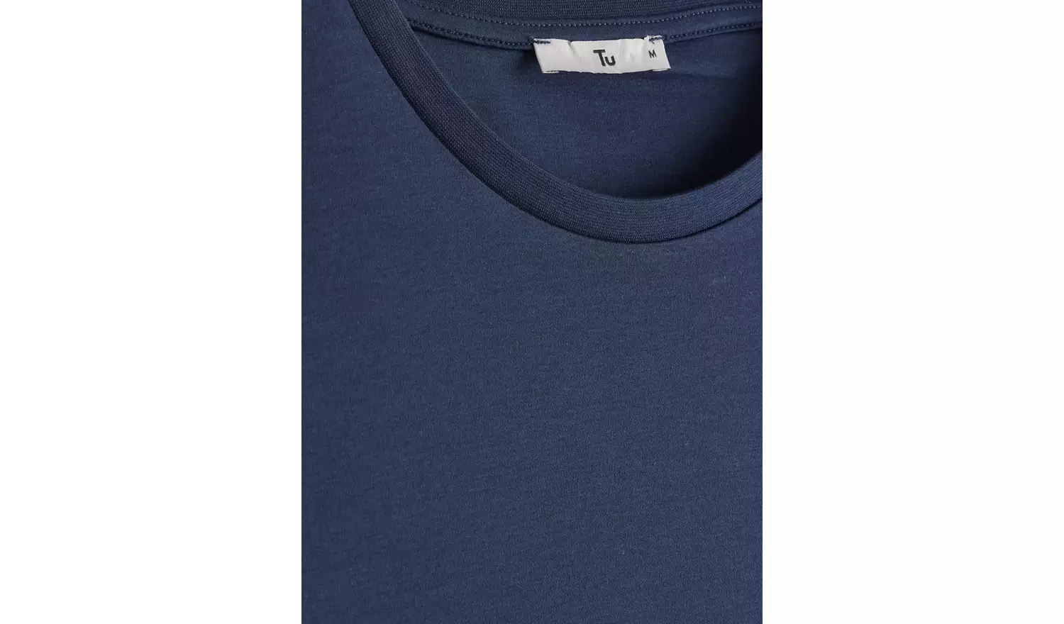 Mercerised Navy Crew Neck T-Shirt XXXL