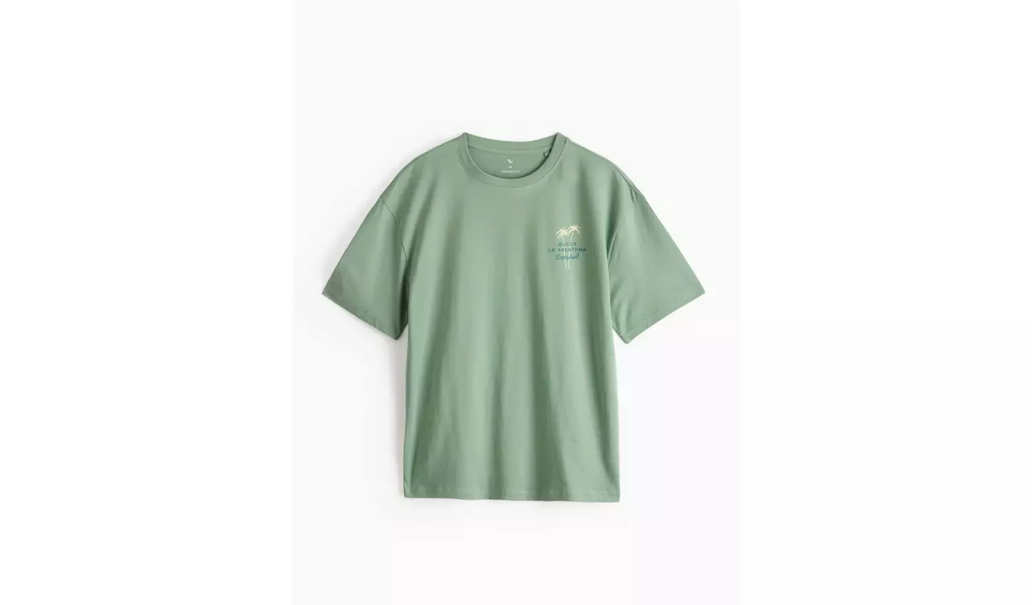 Green Espanol Relaxed Fit Graphic T-Shirt M
