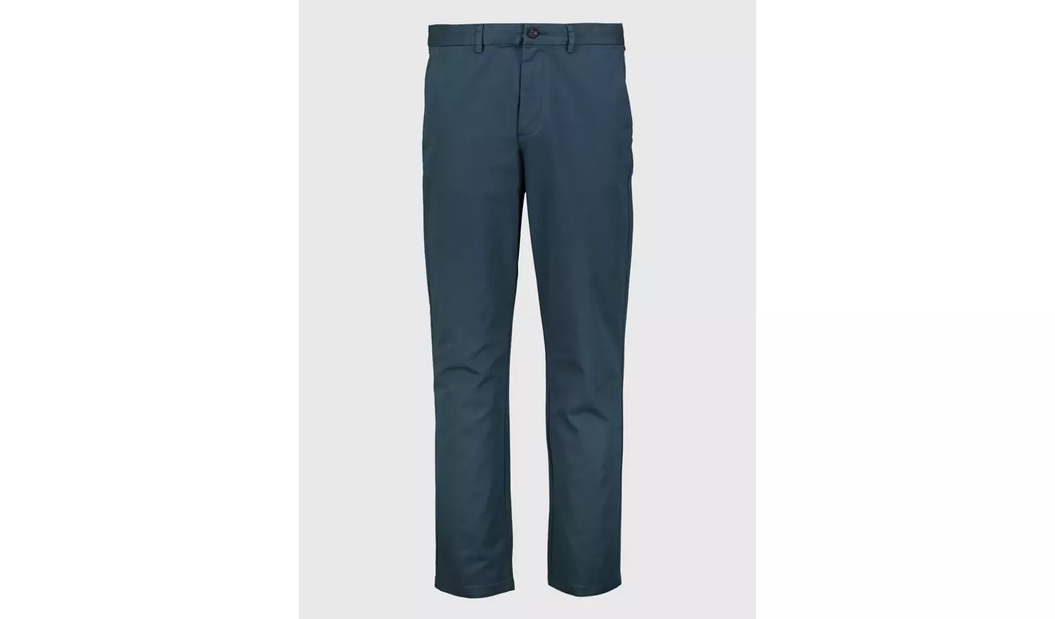 Teal Straight Fit Chinos With Stretch - W40 L34