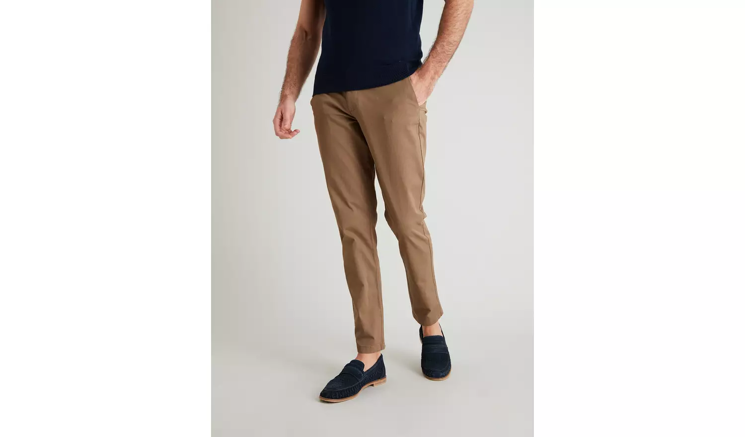 Mole Slim Fit Chinos With Stretch - W44 L30