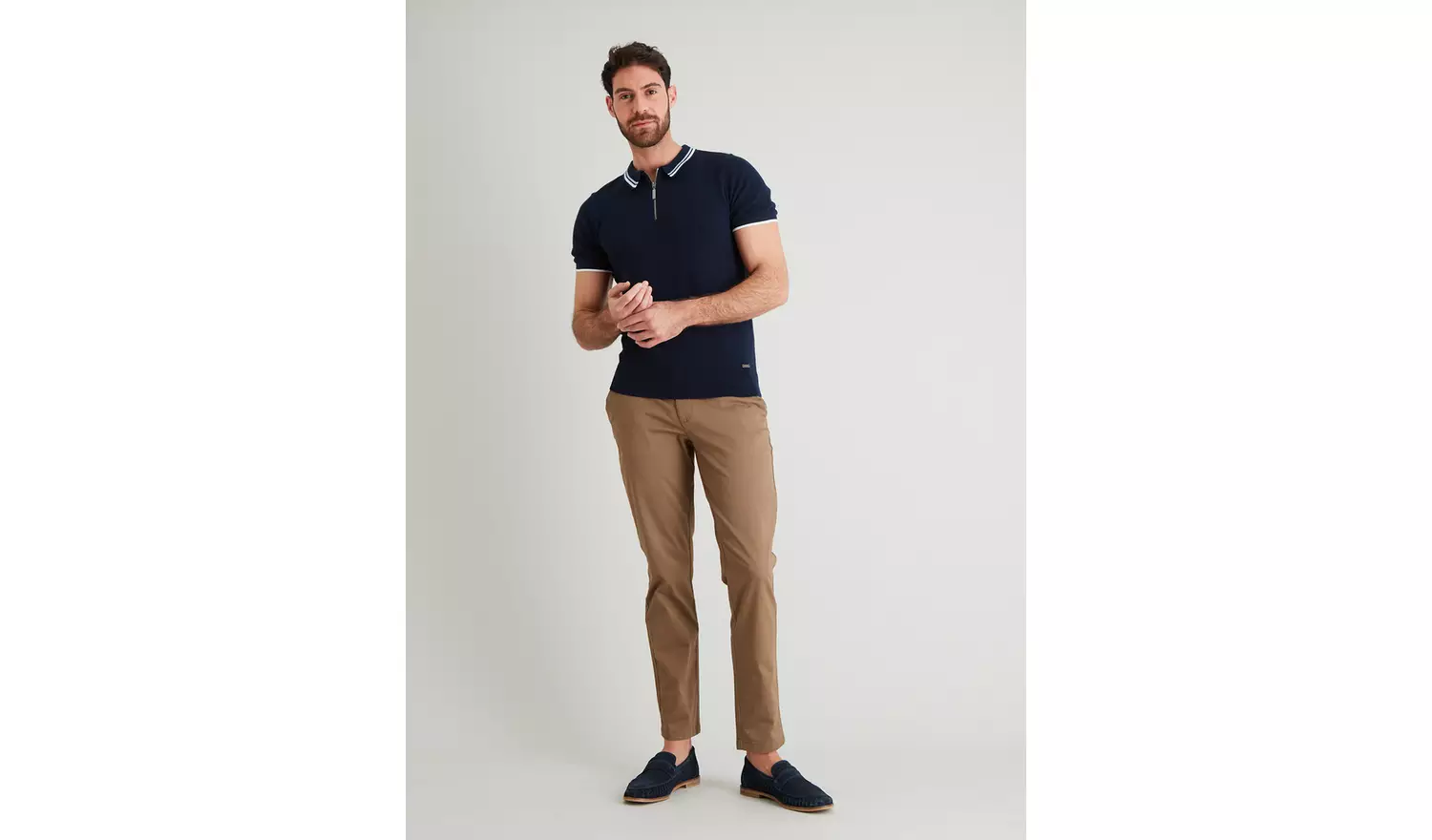Mole Slim Fit Chinos With Stretch - W44 L34