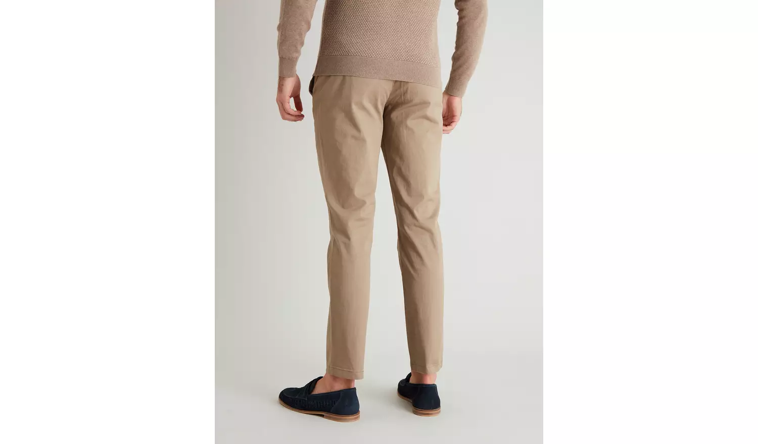 Stone Slim Fit Chinos With Stretch - W44 L30