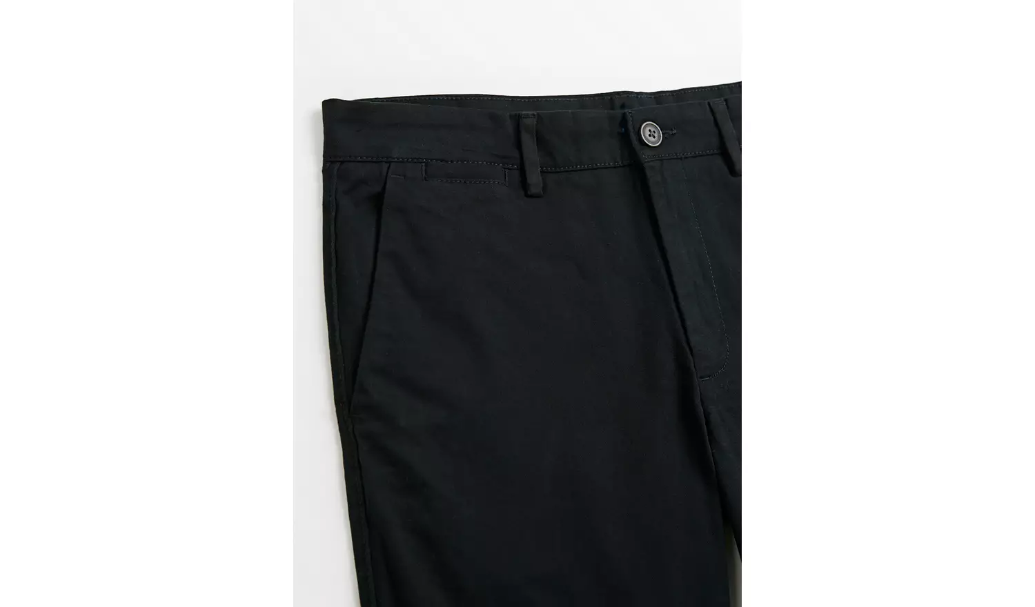 Black Skinny Fit Chino Trousers 30R