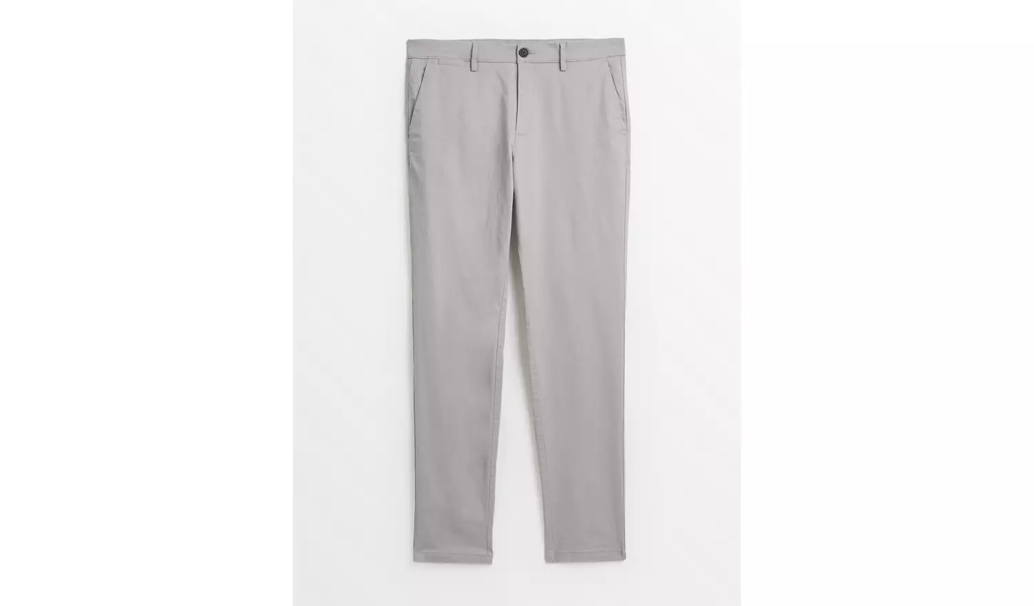 Grey Skinny Fit Chino Trousers32L