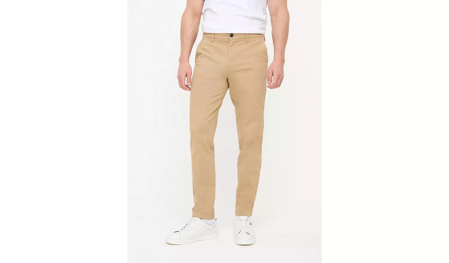 Stone Skinny Fit Chino Trousers30R