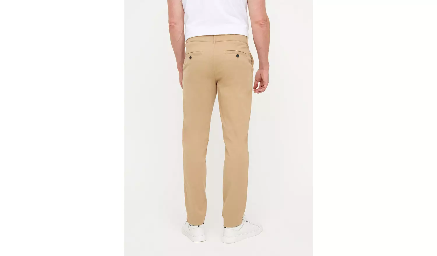 Stone Skinny Fit Chino Trousers36S