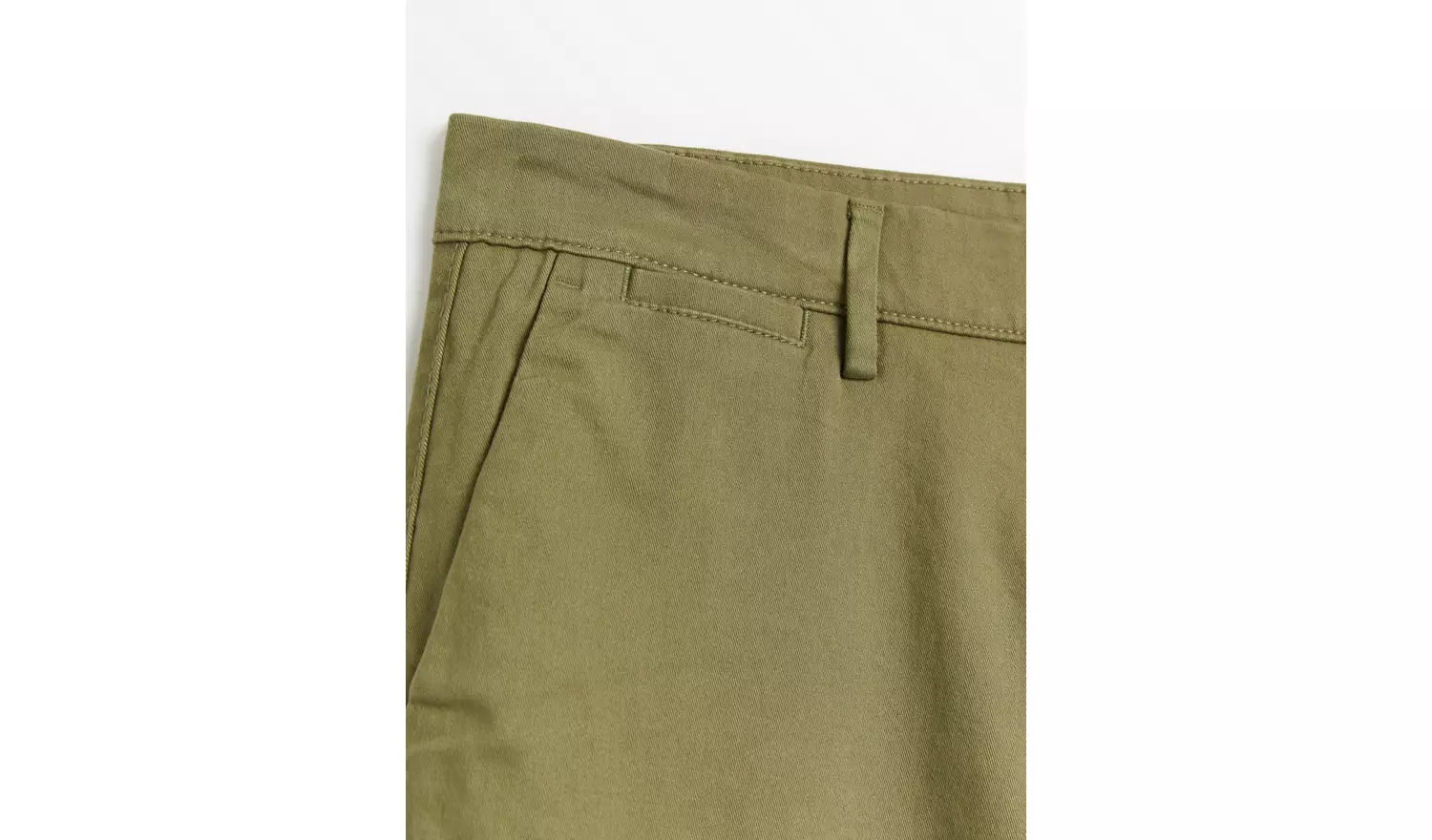 Green Straight Leg Chino Trousers 44R