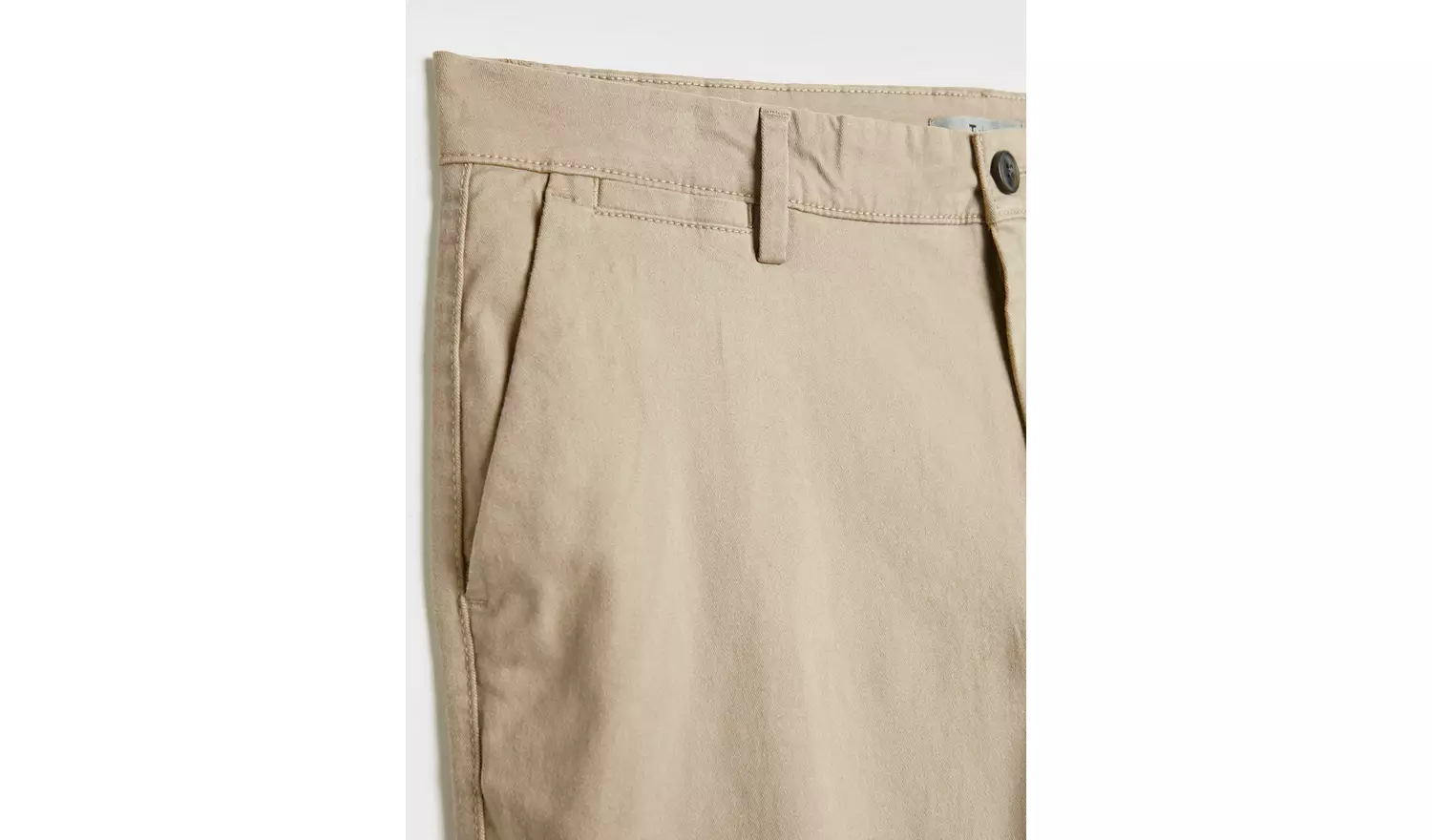 Stone Straight Leg Chino Trousers 32L