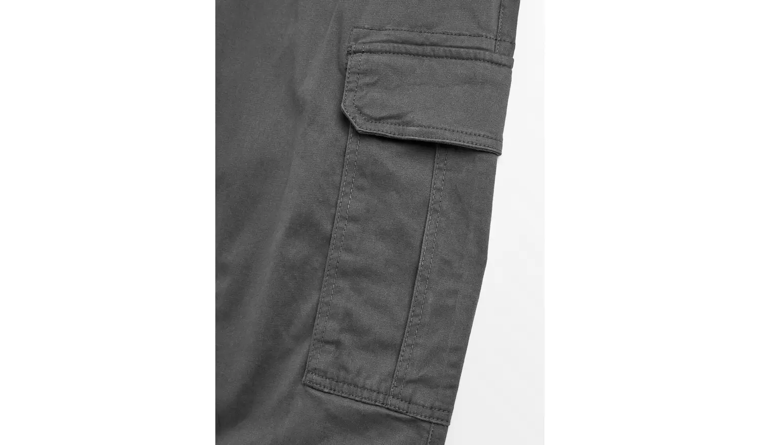 Charcoal Cargo Trousers 42R