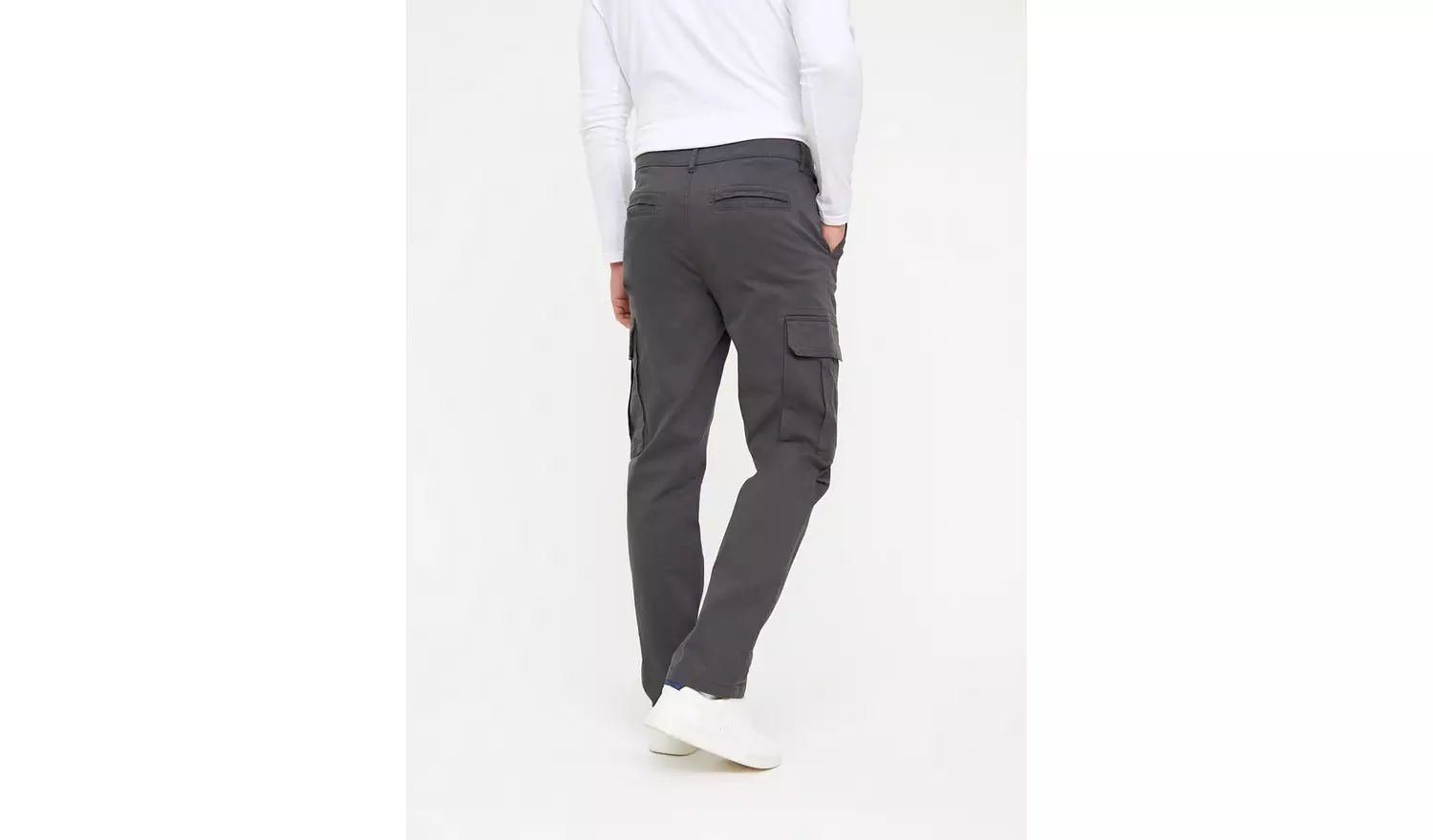 Charcoal Cargo Trousers 38S