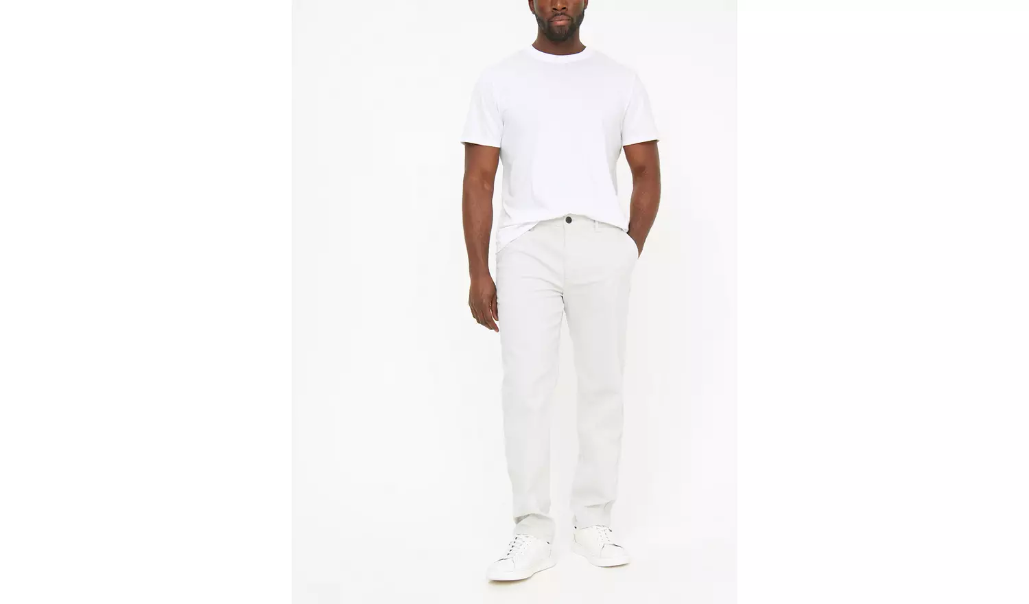 Neutral Straight Leg Chino Trousers 30R