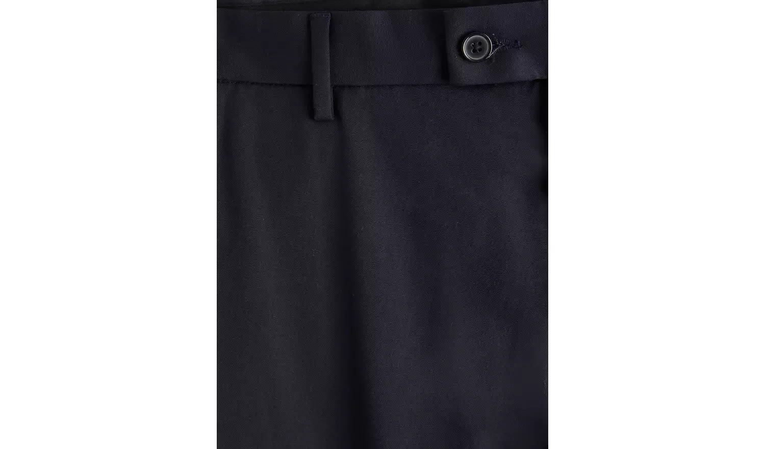 Navy Regular Fit Tailored Trousers W40 L33