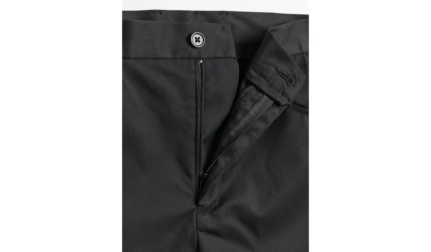 Black Smart Regular Fit TrousersW36 L35