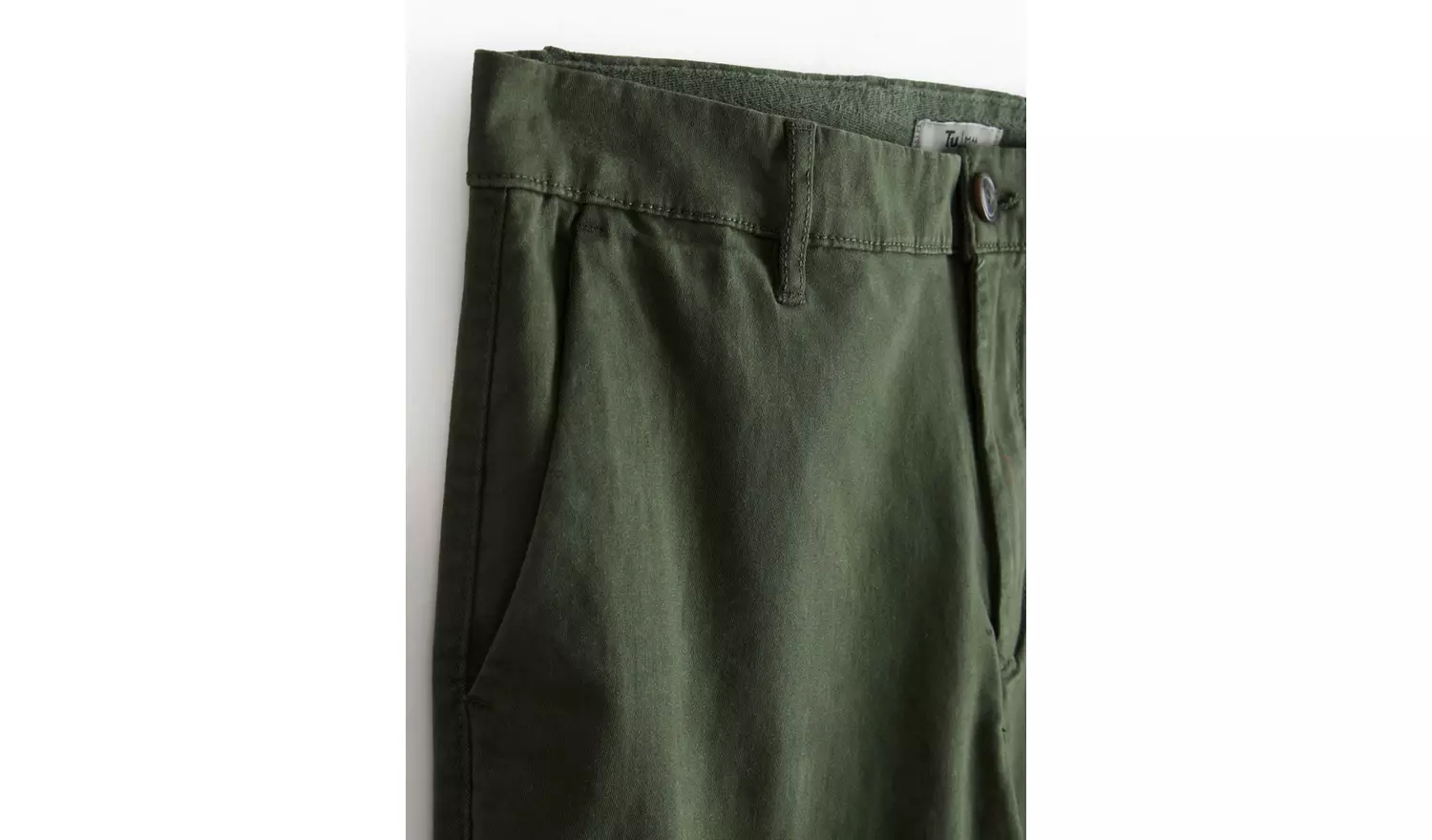 Khaki Skinny Fit Chino Trousers40L