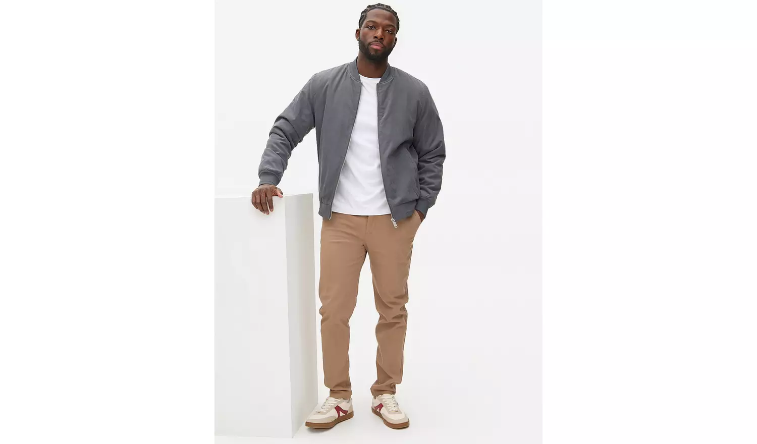 Neutral Skinny Fit Chino Trousers42R