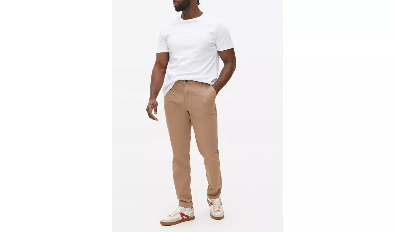Neutral Skinny Fit Chino Trousers32R