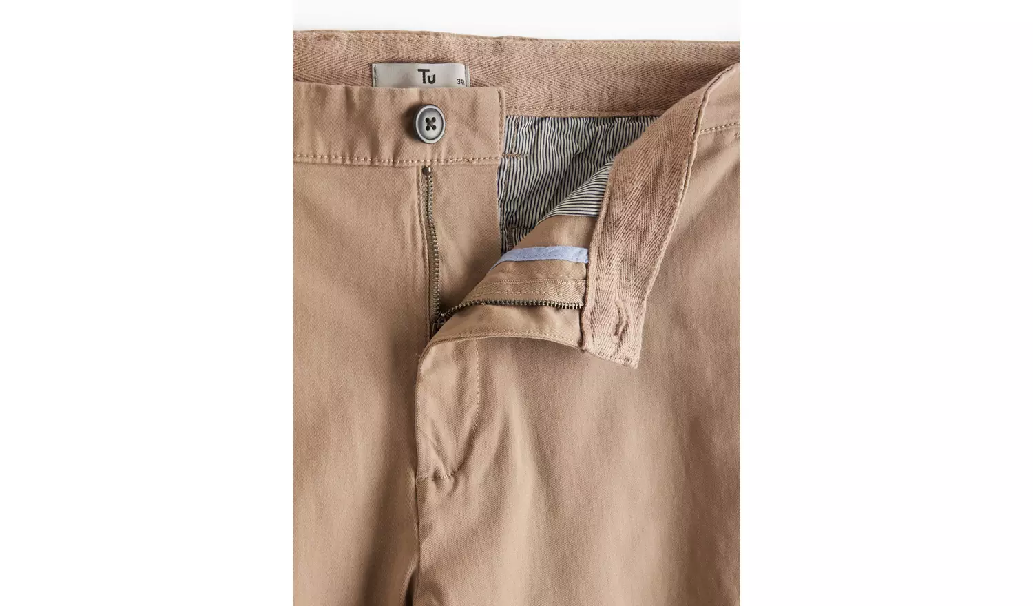 Neutral Skinny Fit Chino Trousers42S