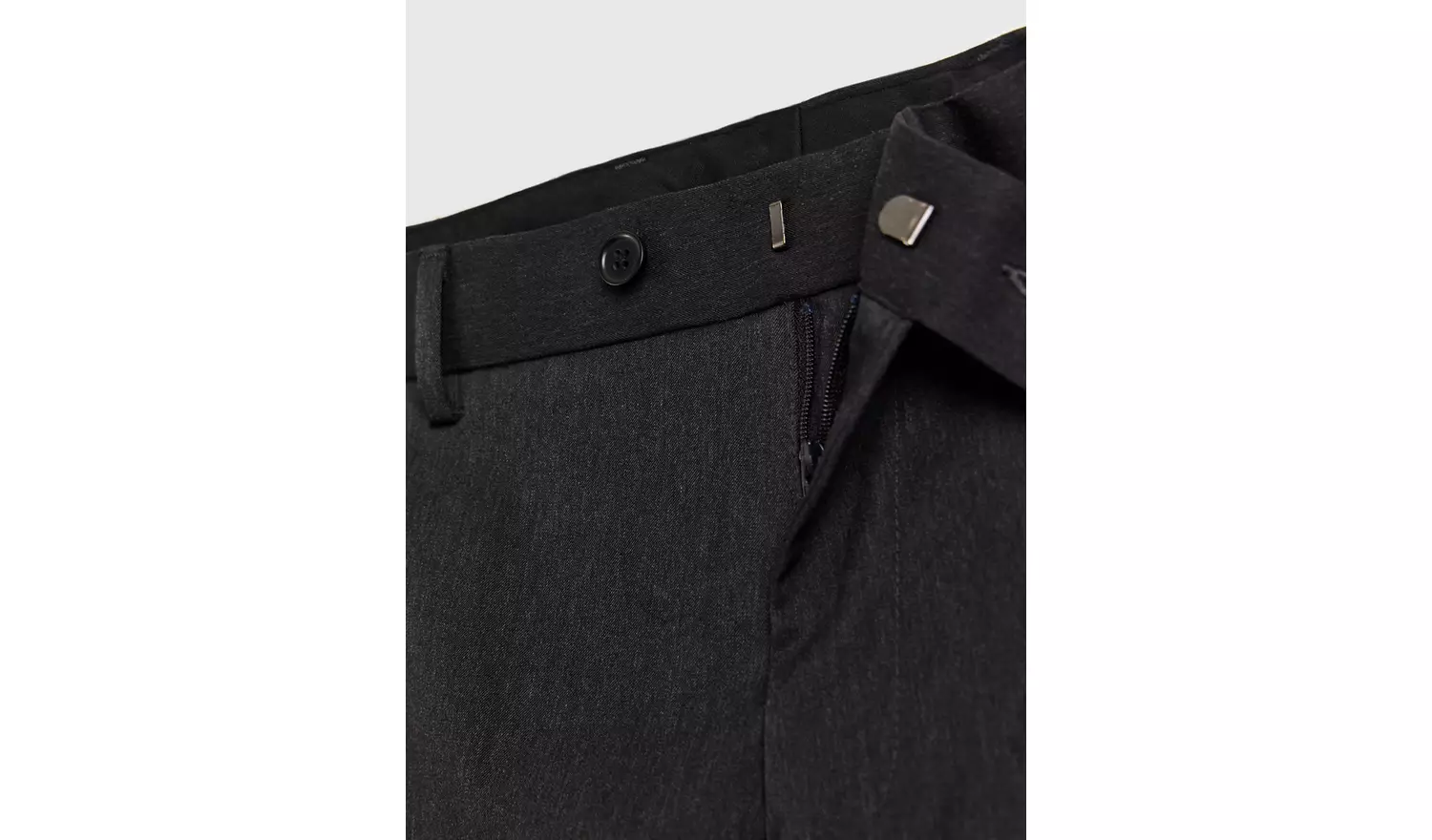 Grey Slim Fit Smart Trousers W32 L29