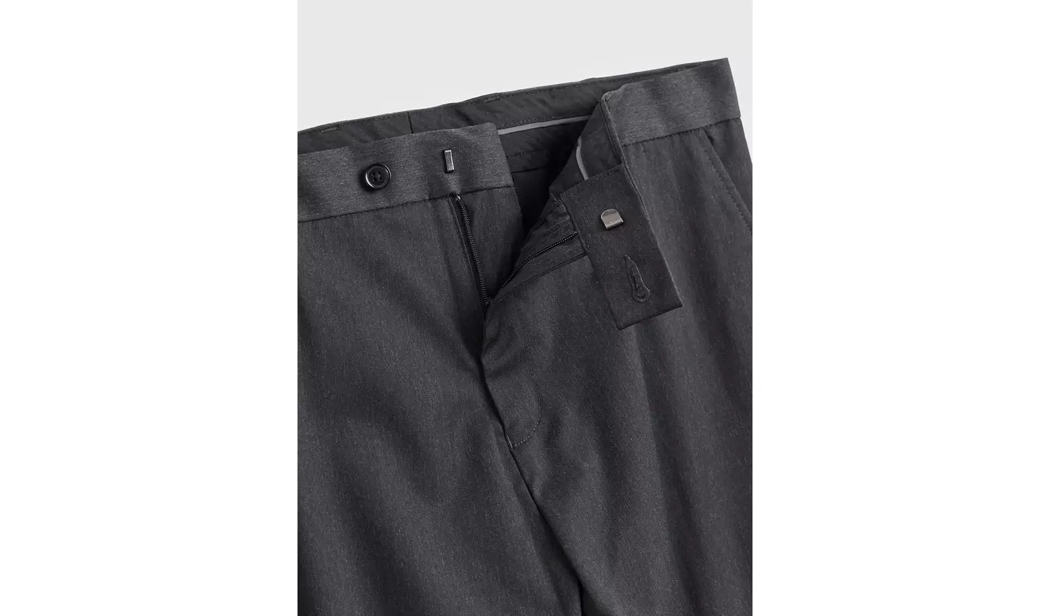 Grey Regular Fit Tailored TrousersW34 L31