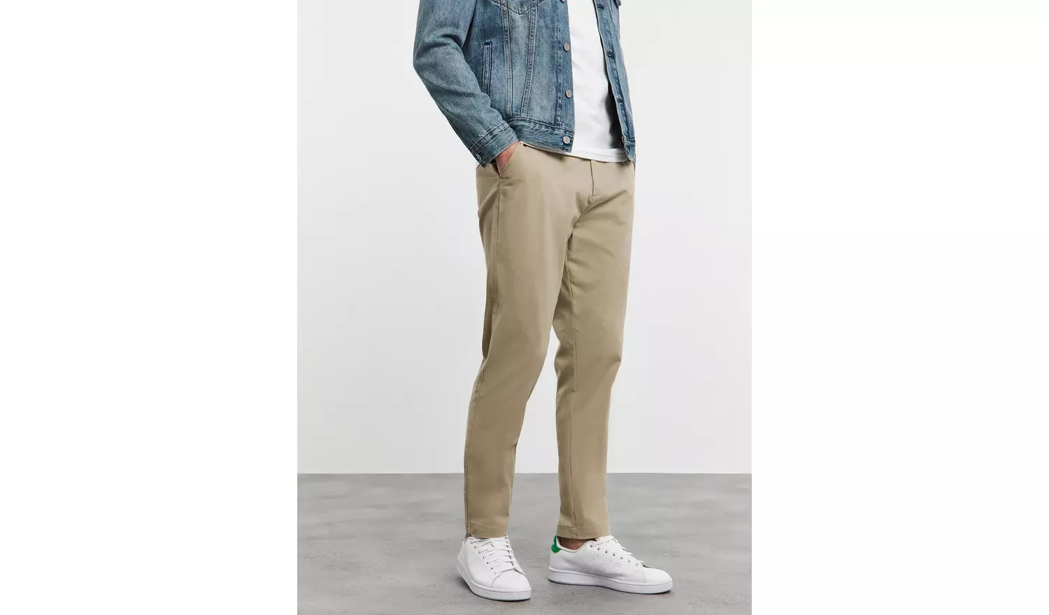 JACAMO Slim Stretch Chino Stone 42R