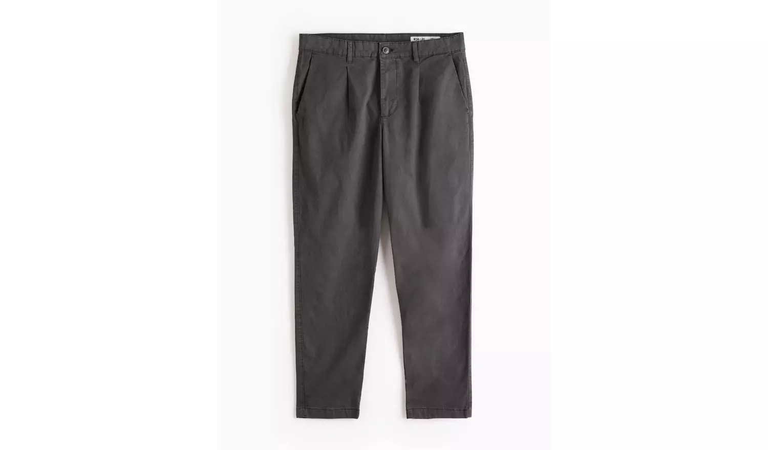 UNION WORKS Charcoal Classic Chino Trousers 32R
