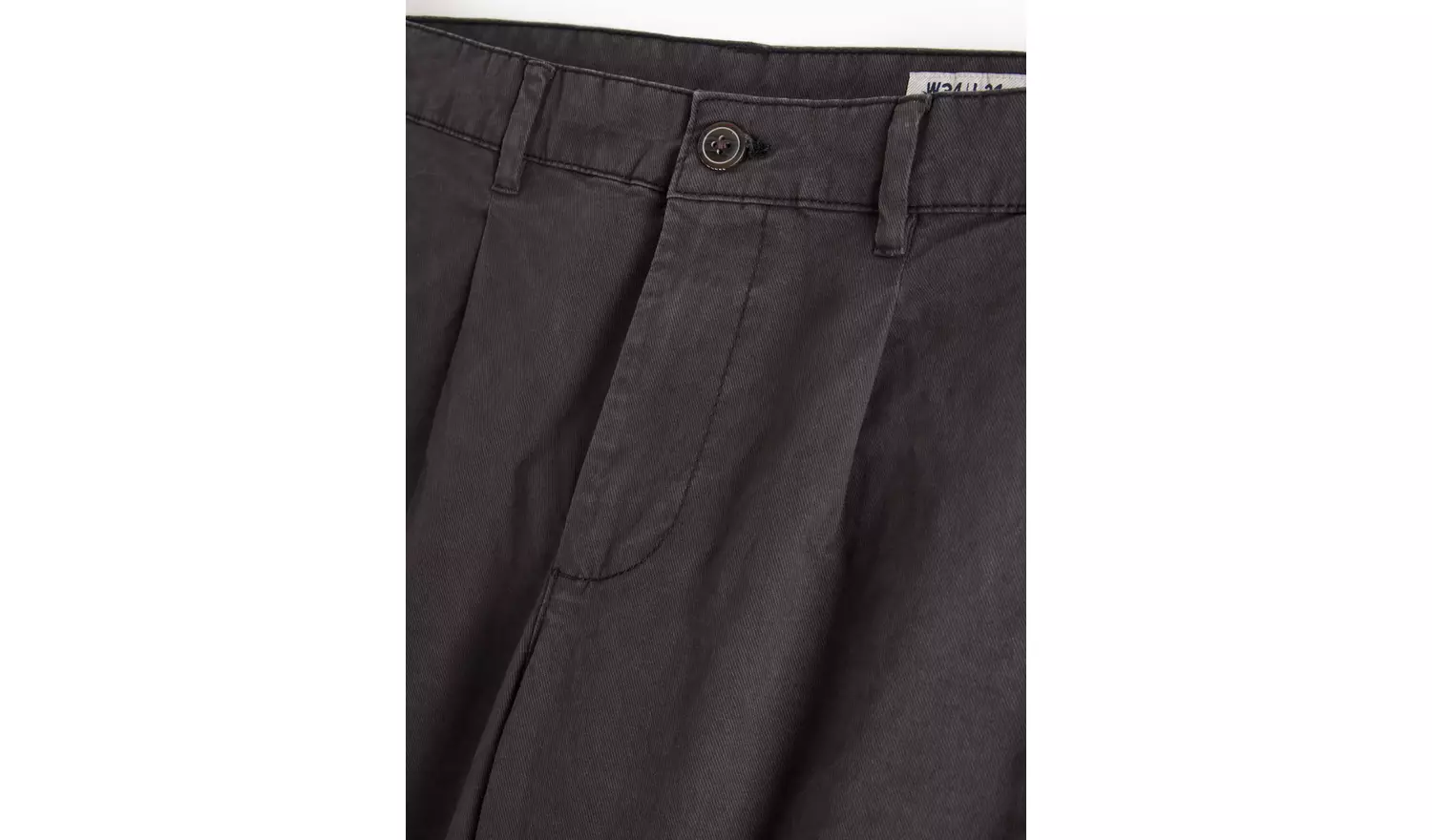 UNION WORKS Charcoal Classic Chino Trousers 32R